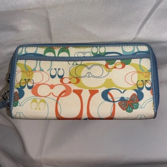 Coach Multicolor Wristlet Wallet - Picture 3 of 11